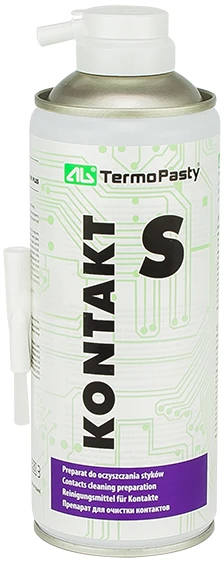 Ag Termopasty Kontaktų valymo priemonė Kontakt S su AGT-227 šepetėliu 400ml