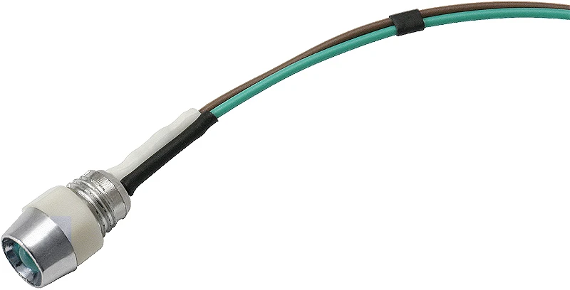 3539# 5 mm LED (mėlynas mirksintis 12 V) indikatorius su laidu