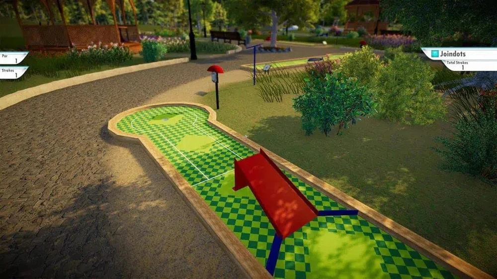 3D mini golfo atnaujinimas – PlayStation 5