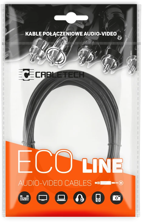 3RCA-3RCA 1,0 m Cabletech Eco-Line