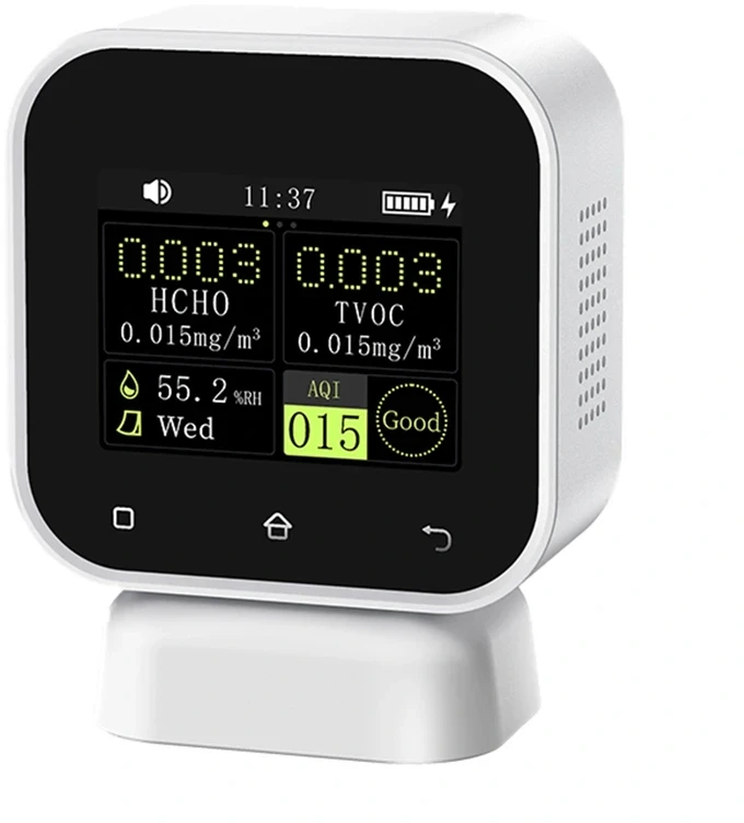 4 viename patalpų oro kokybės monitorius Formaldehido detektorius su jutikliniu ekranu FNIRSI SFD-02