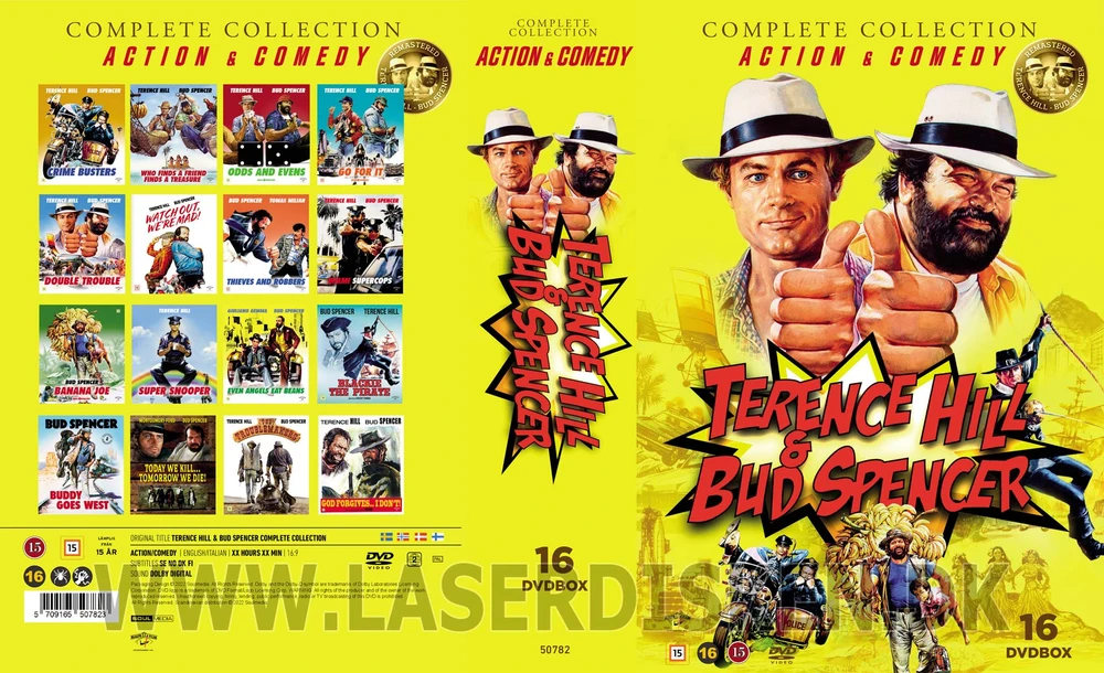 400 Bud Spencer ir Terence Hill kolekcija – 16 DVD