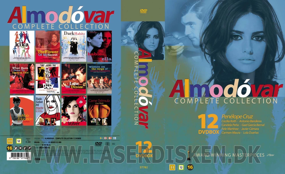 400 Pilna Almodovaro kolekcija – 12 DVD rinkinys