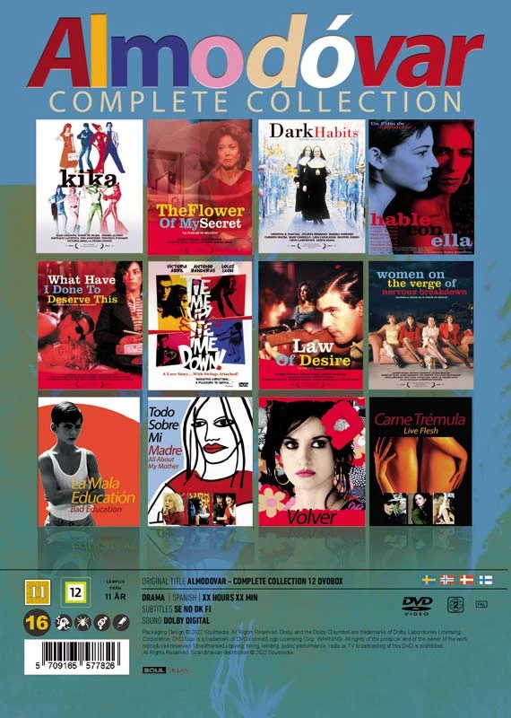 400 Pilna Almodovaro kolekcija – 12 DVD rinkinys