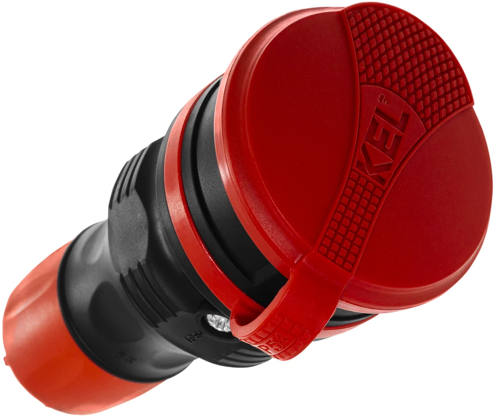 Blow Vienas GN-54 lizdas su juodu/raudonu įžeminimu
