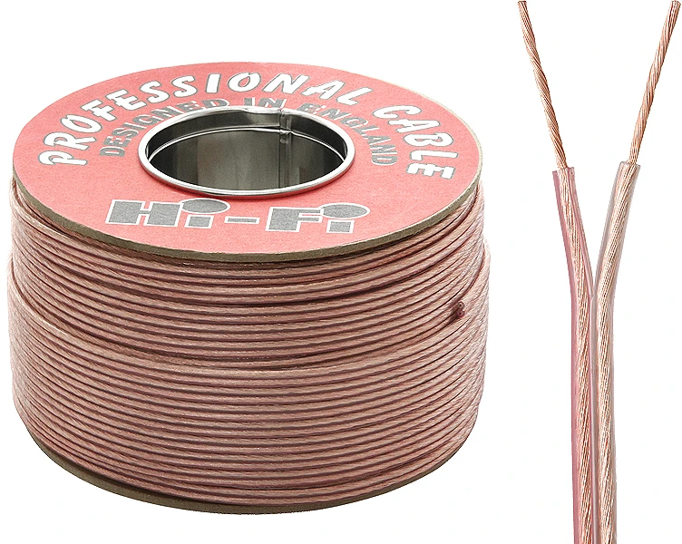 Elektrokabel TLYp garsiakalbio kabelis 2 x 1mm 100m
