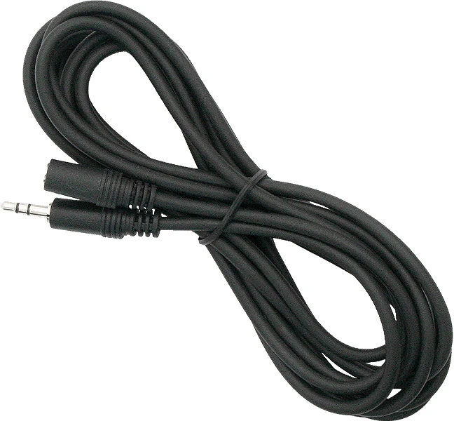Juodas 3.5mm 10m ilgio prailginimo laidas