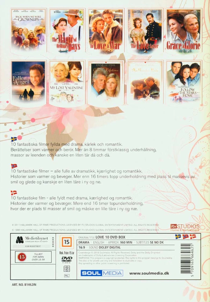 433 Meilės kolekcija (10 diskų) – DVD – BŪTINA PAMATYTI FILMŲ DĖŽUTĖ... JAUSKIS GERAI