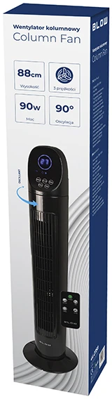 Blow Kolonėlės ventiliatorius 90W LCD + nuotolinio valdymo pultas