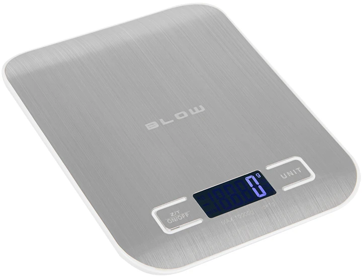 Blow Virtuvinės svarstyklės KS202 sidabrinės 10kg