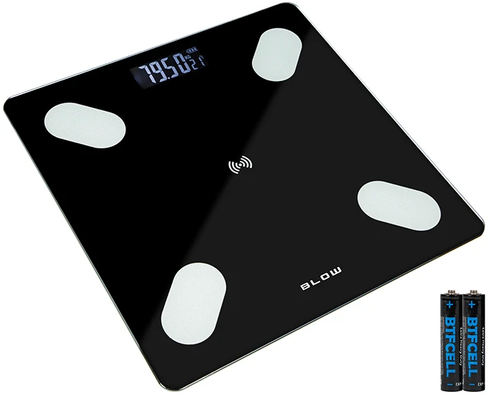 Virtuvinės svarstyklės Blow Bluetooth vonios svarstyklės 180kg
