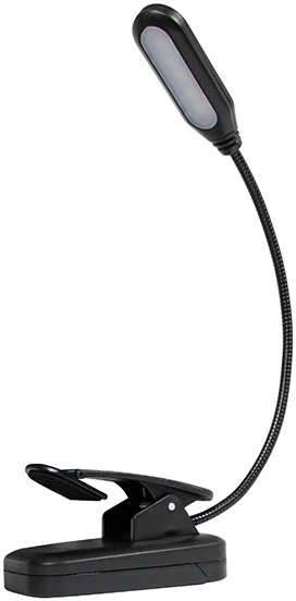 Blow LB-18 LED stalinė lempa su segtuku, juoda
