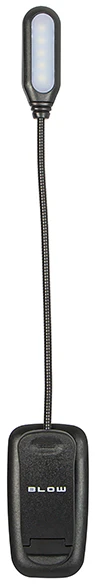 Blow LB-18 LED stalinė lempa su segtuku, juoda