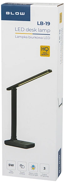 Blow LED stalinė lempa LB-19 juoda