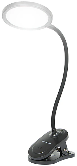 Blow LB-20 LED stalinė lempa su segtuku, juoda