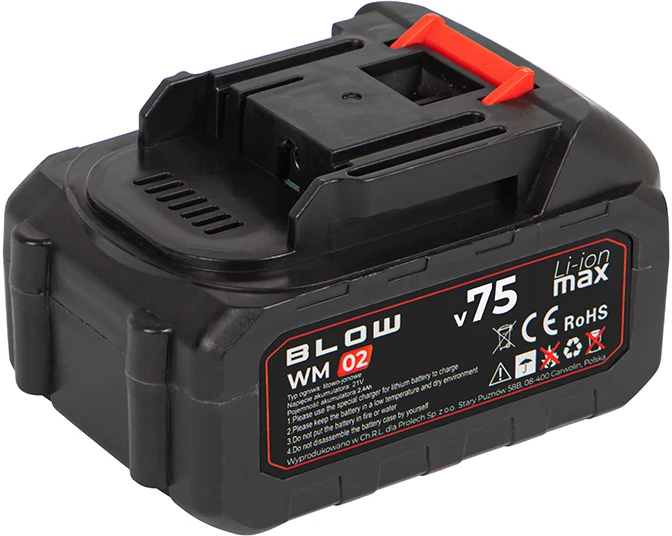 Akumuliatorius slėginei plovyklai BLOW WM-02 v75