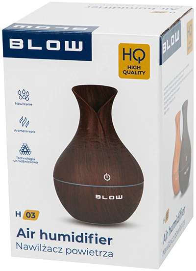 BLOW H-03 oro drėkintuvas tamsios medienos