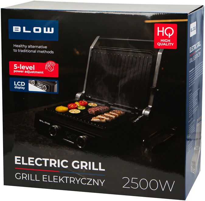 Elektrinė kepsninė BLOW 2500W LED MasterGrill PRO