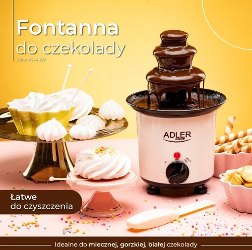 Adler | Šokolado fontanas | AD 4487 | Šokoladinis fontanas | 30 W