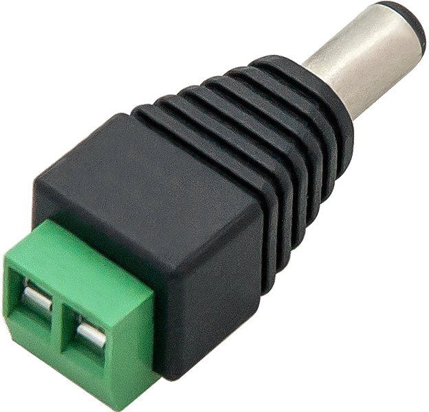DC maitinimo jungtis su gnybtais 2.5x5.5mm