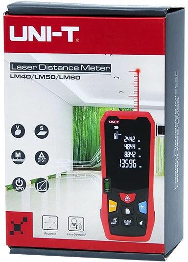 Blow 4596# lm60 60 m lazerinis atstumo ieškiklis uni-t"