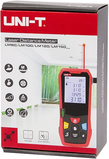 4602# Lazerinis atstumo matuoklis Uni-T LM150