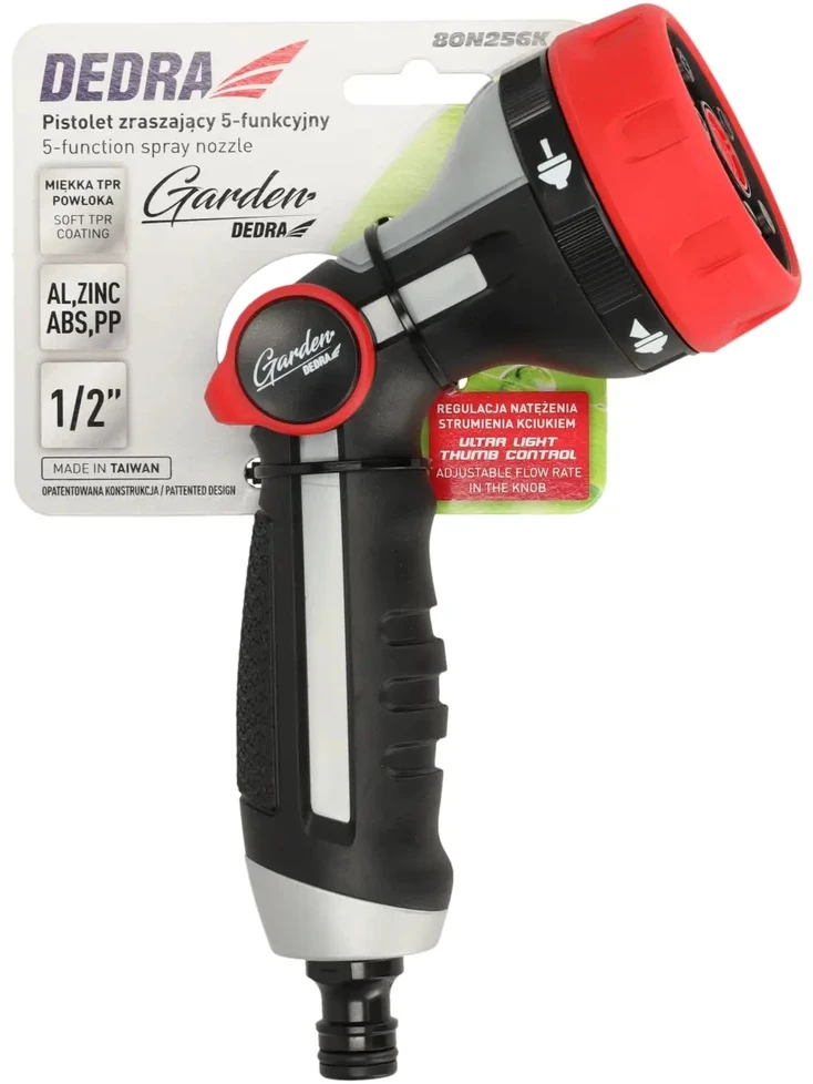 Dedra Purkimo pistoletas 5funkciju ULTRA LIGHT THUMB CONTROL