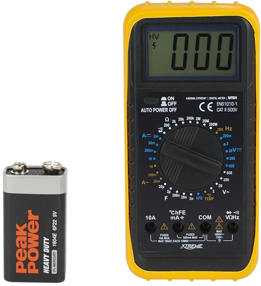 Multimetras MY-64 XTREME max 20uF