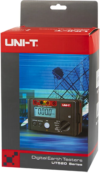 50-201# Uni-T UT521 įžeminimo varžos matuoklis