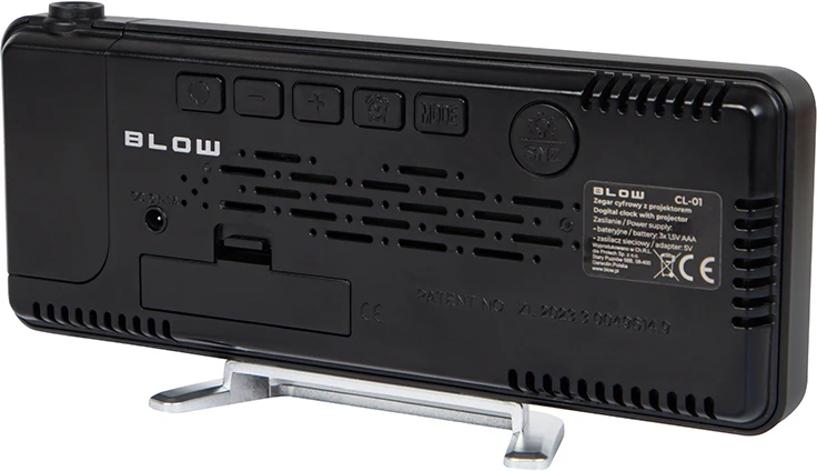 Skaitmeninis laikrodis su projektoriumi BLOW CL-01