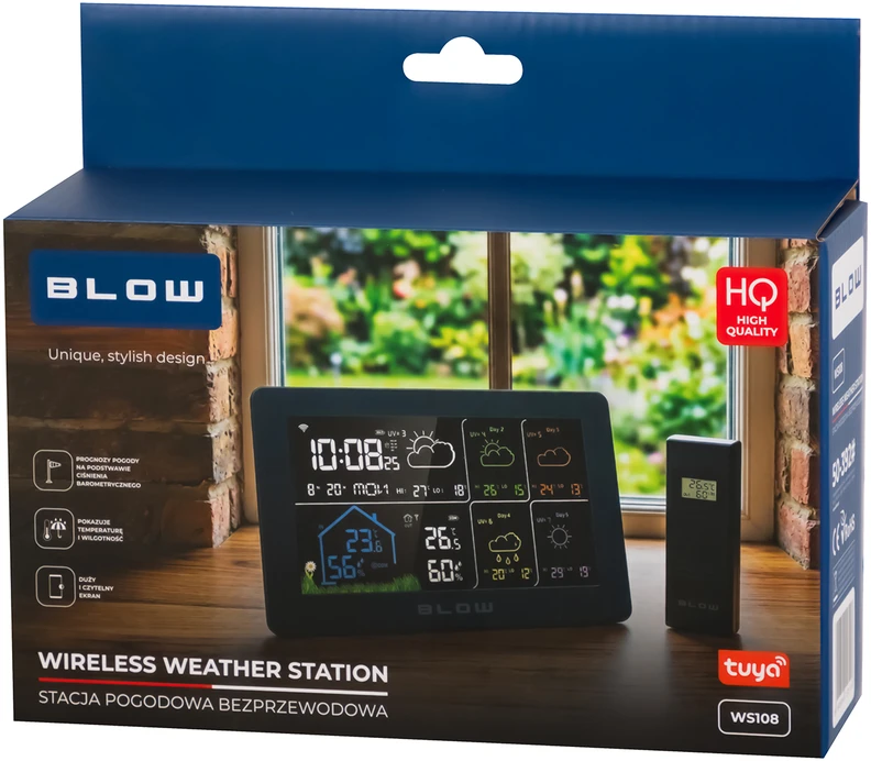 Belaidė meteorologinė stotelė BLOW WS108 TUYA