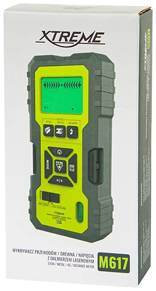Blow Medienos metalo įtampos detektorius M617 5in1 XTREME