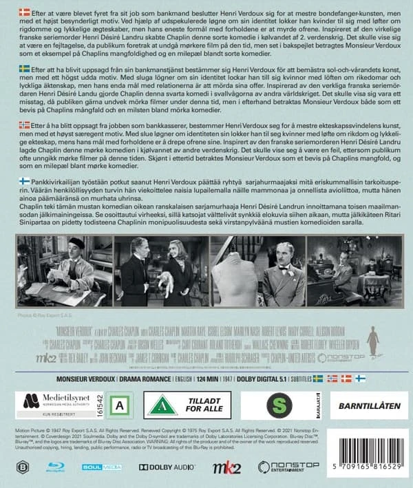 50 Ponas Verdoux (Charlie Chaplin)