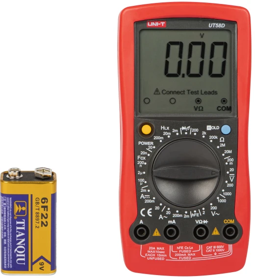 Blow Multimetras UNI-T UT58D