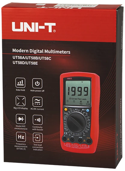 Blow Multimetras UNI-T UT58D