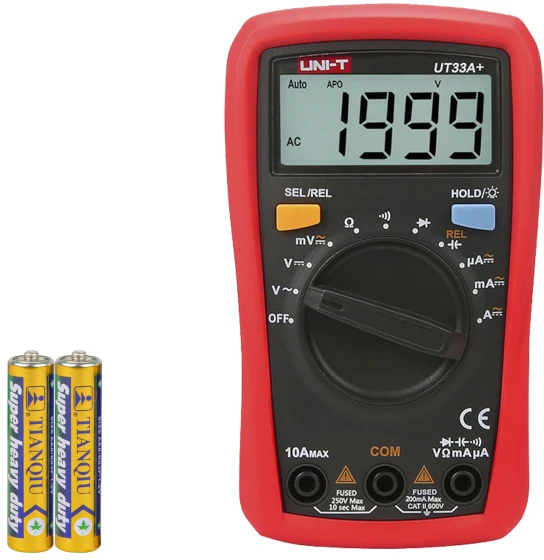 Blow Multimetrai UT33A+ UNI-T