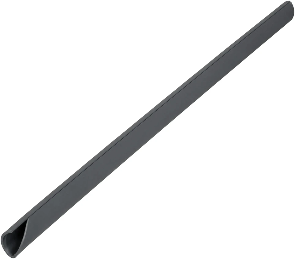 50x tvoros juostos spaustukai, dangčio tvirtinimo kabliukai, antracito spalvos, 19 cm, 20 vnt.