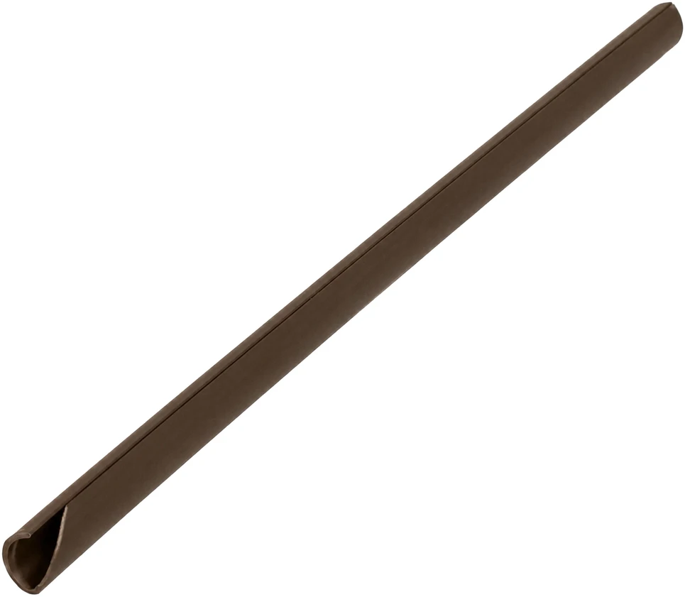 50x tvoros juostos spaustukai, tvirtinimo kabliukų dangteliai, rudi, 19 cm, 20 vnt.
