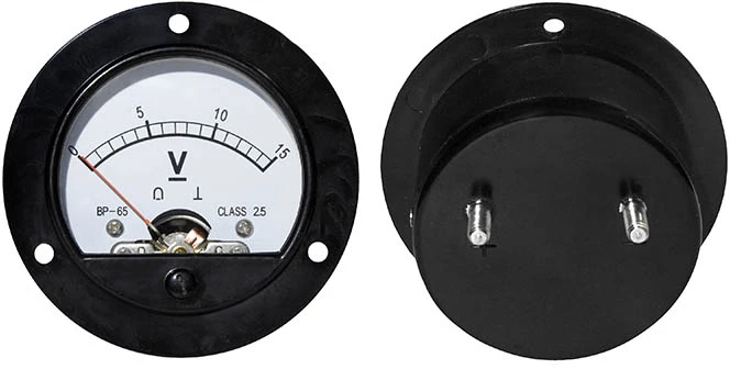 Blow Analoginis matuoklis 15V apvalus voltmetras
