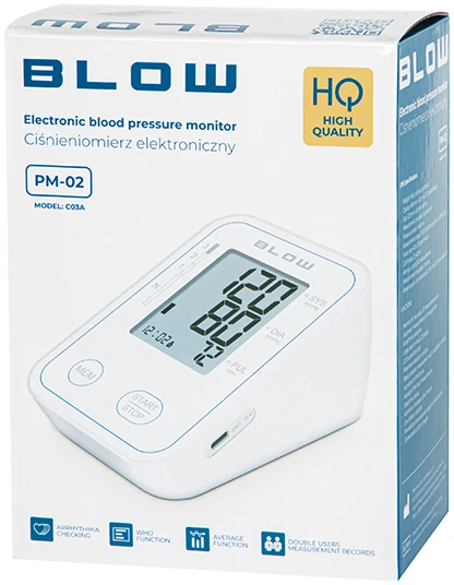 Elektroninis kraujospūdžio matuoklis BLOW PM-02