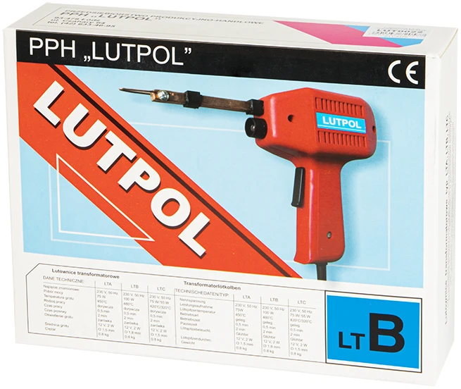 LUTPOL transformatorinis lituoklis LT-B 100W 230V