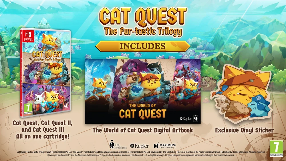 550 Cat Quest: The Fur-tastic Trilogy