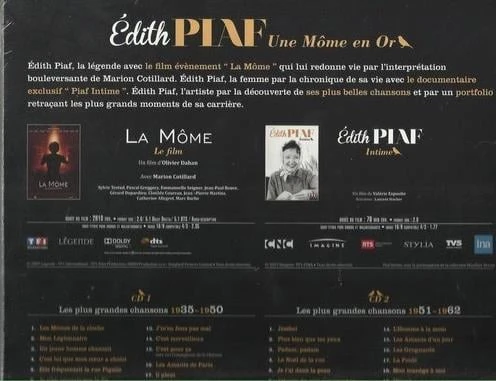 576 Edith Piaf – Une Mome en arba GERIAUSI HITAI – 2 CD ir 2 DVD