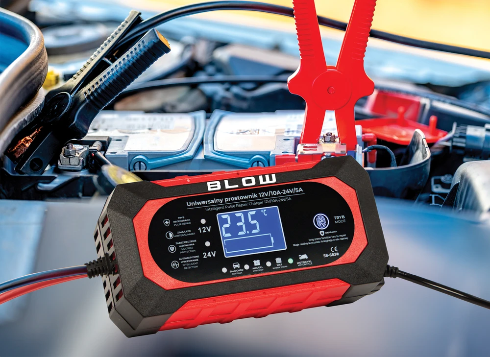 Automatinis lygintuvas 12V/10A-24V/5A BLOW