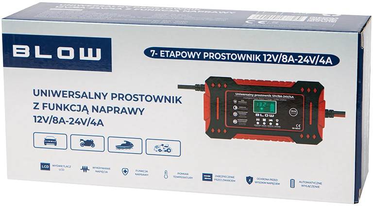 Automatinis lygintuvas 12V/8A-24V/4A BLOW