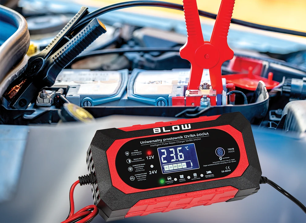 Automatinis lygintuvas 12V/8A-24V/4A BLOW