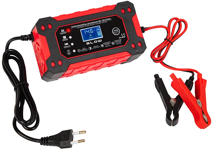 BLOW įkroviklis 12V su LCD ekranu