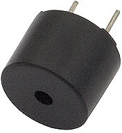 6002# Juodas garsinis signalizatorius, 12 mm, hcm1212, 12 V, su užrašu