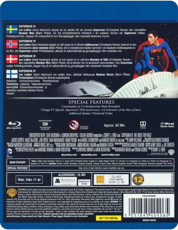 64 Supermenas IV: Taikos paieškos BLU RAY