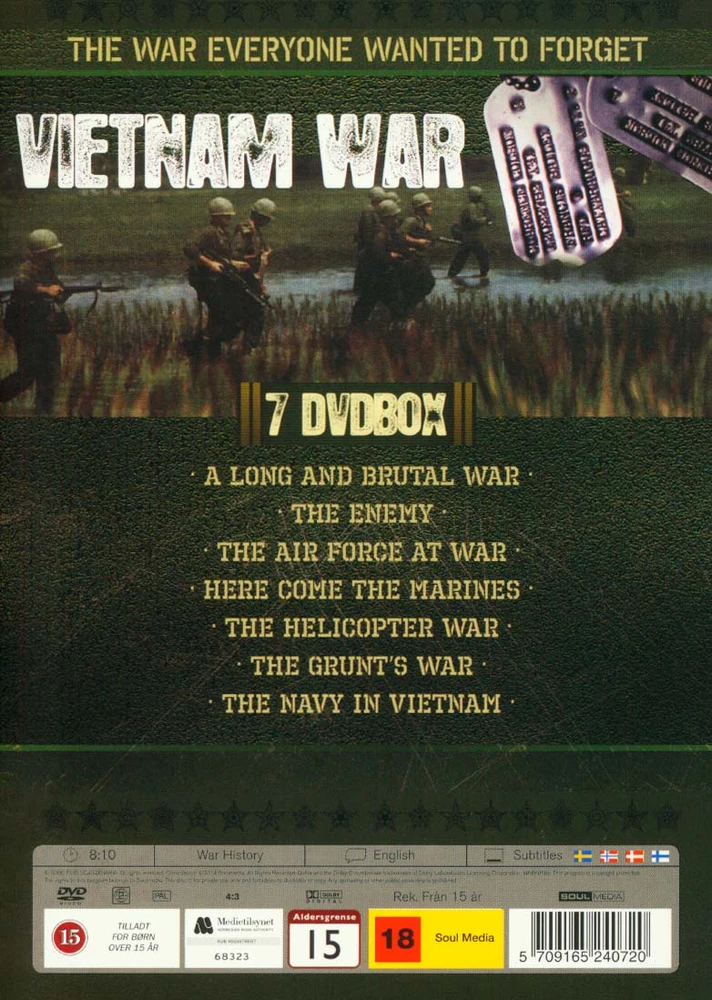 646 Vietnamo karas (7 diskų DVD)